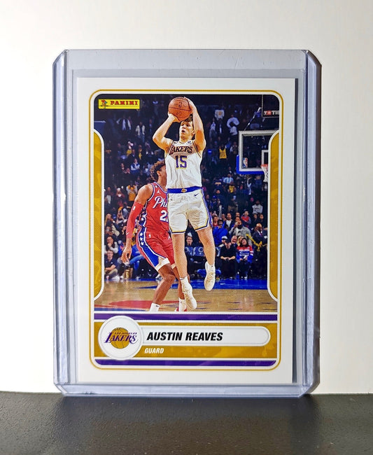 Austin Reaves 2023-24 Panini NBA #34 Sticker Card Los Angeles Lakers