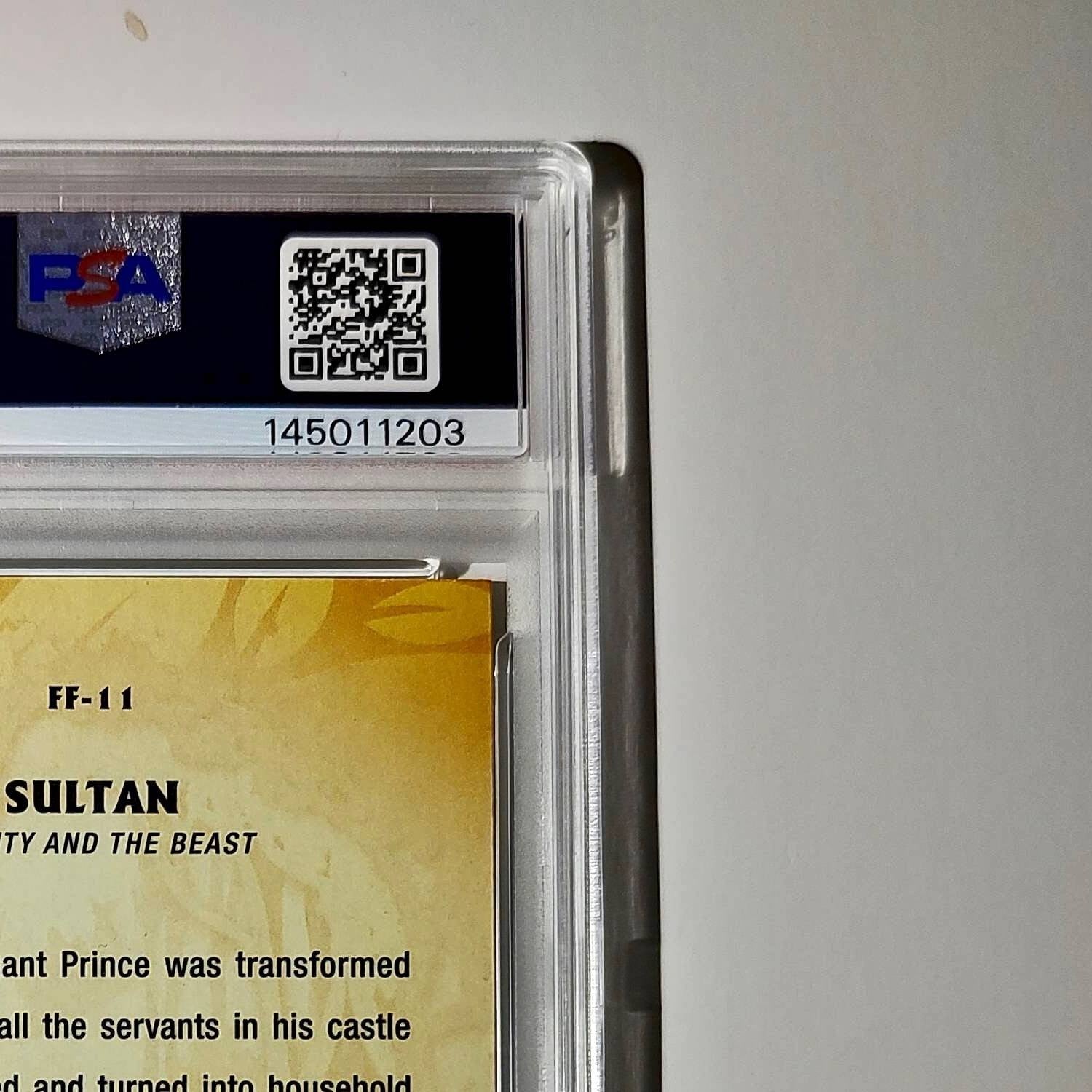 Sultan 2025 Topps Disney #FF-11 Furry Friends Card Beauty and the Beast PSA 10