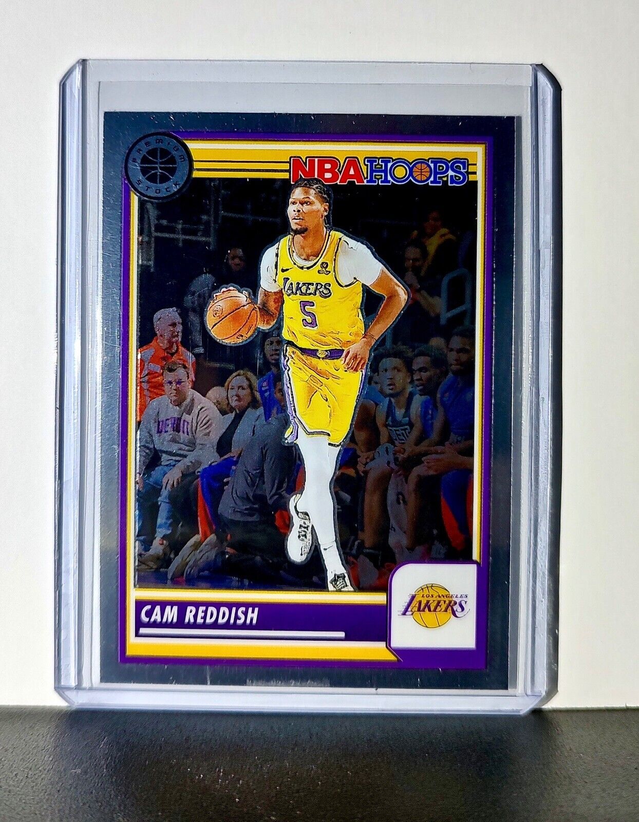 Cam Reddish 2023-24 Panini Premium Stock NBA Hoops #272 Card Los Angeles Lakers