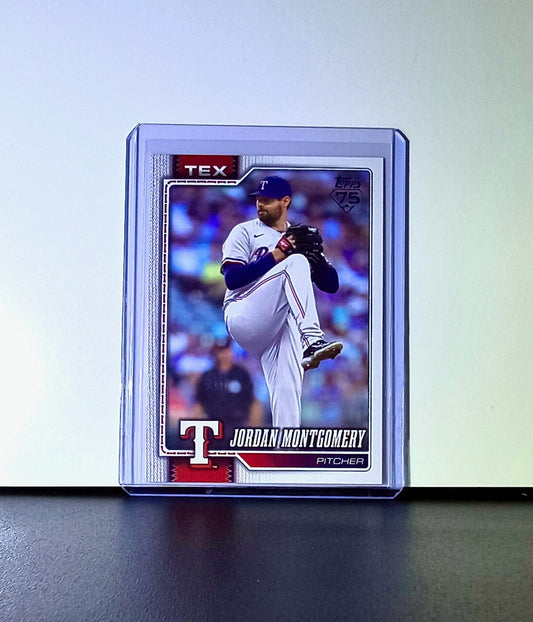 Jordan Montgomery 2026 Topps Update MLB #US220 Card Texas Rangers