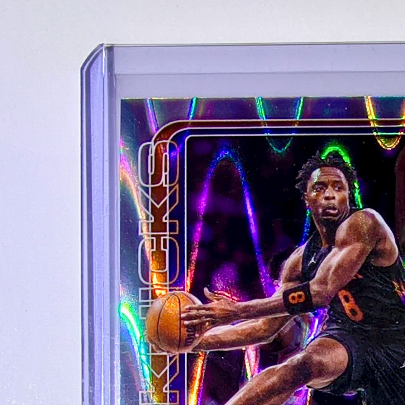 OG Anunoby 2025-26 NBA Topps Chrome Update RayWave Refractor #43 Card NY Knicks