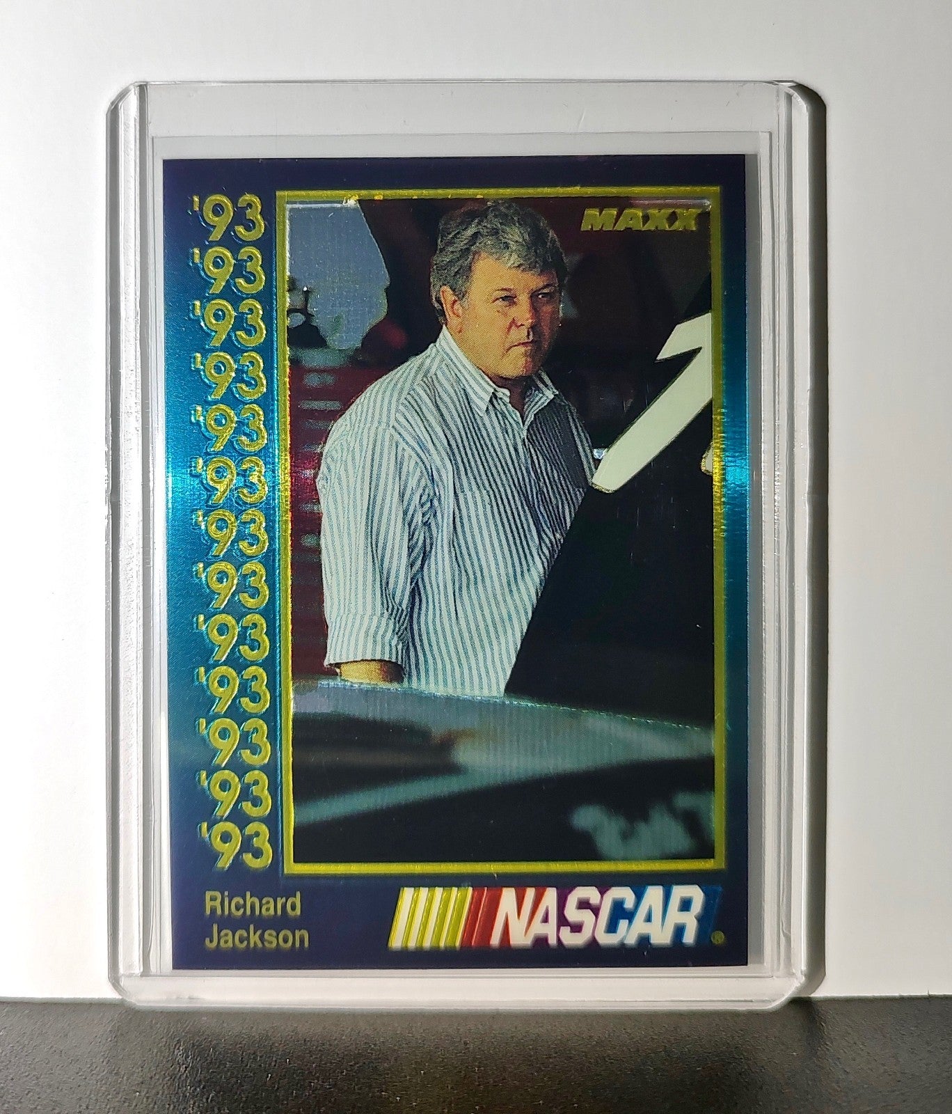 Richard Jackson 1993 Maxx Premier Plus Racing #112 NASCAR Precision Products