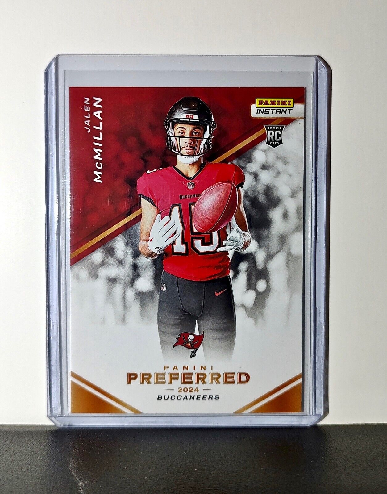 Jalen McMillan 2024 Panini Preferred NFL #9 Rookie Card Buccaneers 1/335