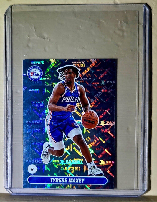 2023-24 Tyrese Maxey Panini NBA Basketball #257 Sticker Philadelphia 76ers