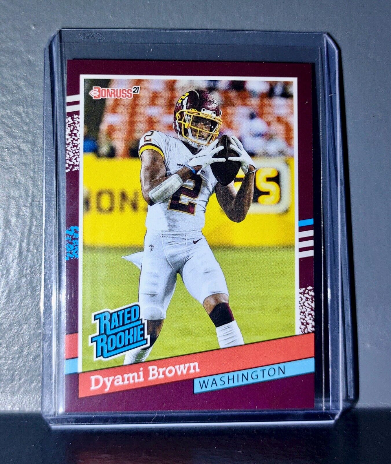 Dyami Brown 2021 Panini NFL Rated Rookie Retro #24 Rookie Card 1/2231