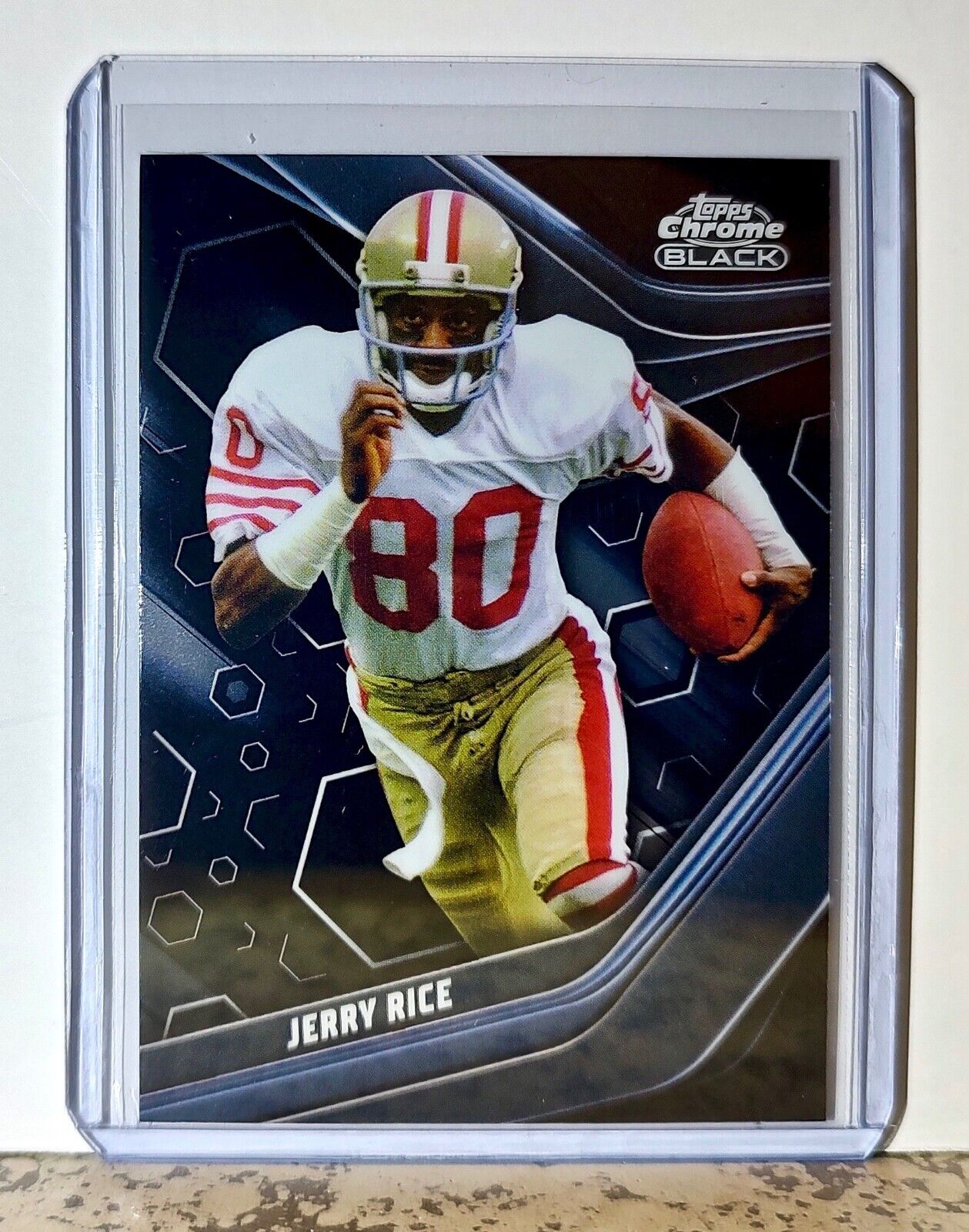 Jerry Rice 2023 Topps Chrome Black NFL #146 Football Card San Francisco 49ers