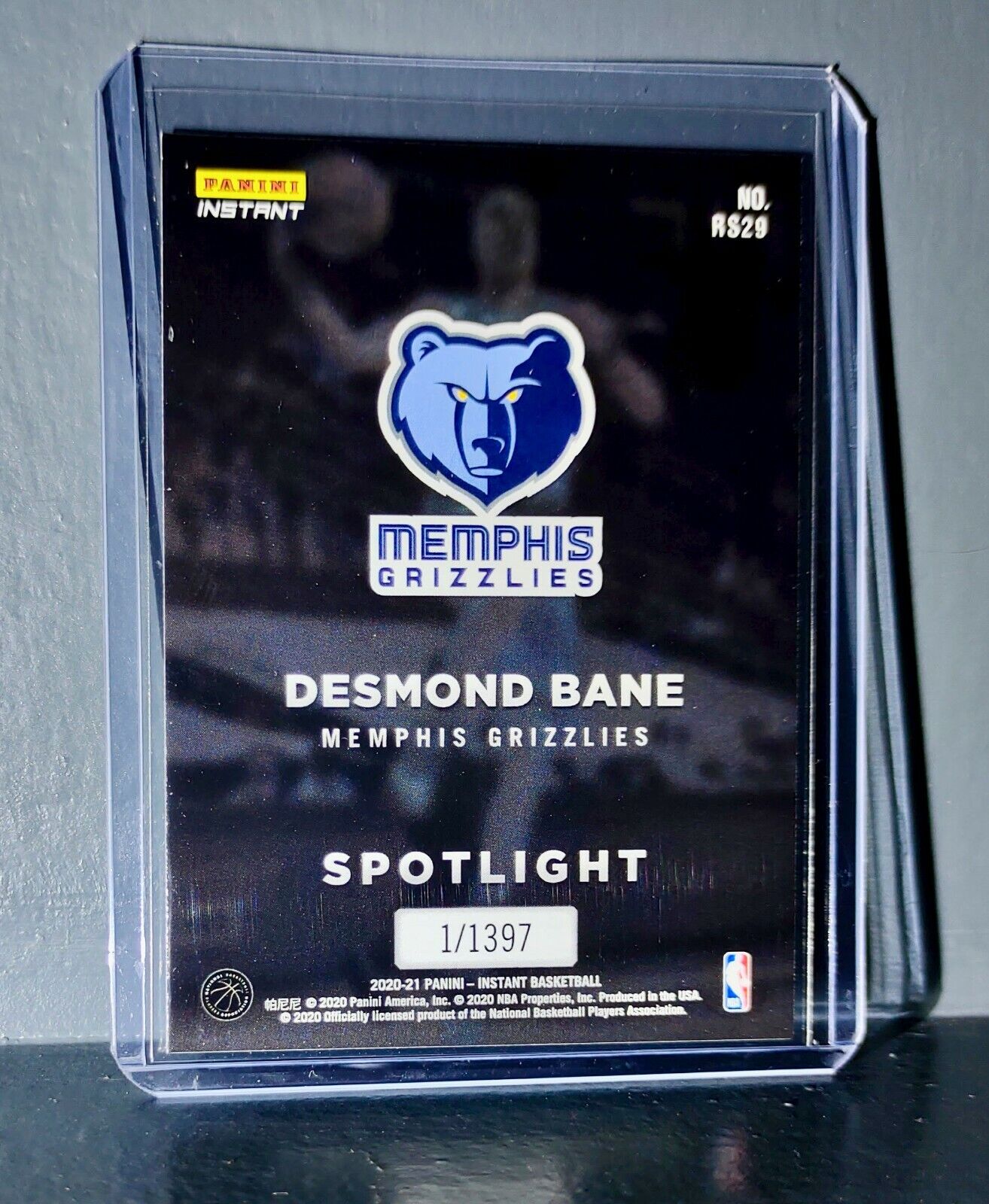 Desmond Bane Rookie Spotlight 2020-21 Panini NBA #29 Basketball Card 1 of 1397