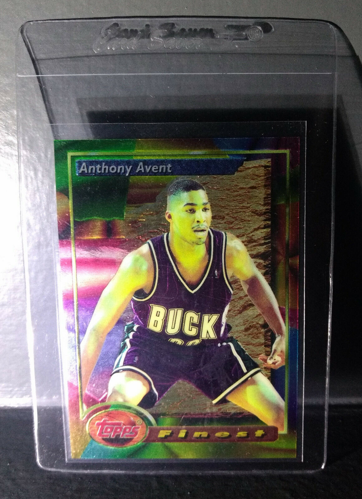 1993-94 Topps Finest Anthony Avent #203 Basketball Card