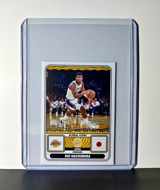 Rui Hachimura Global Icons 2024-25 Panini NBA 61 Sticker Card Los Angeles Lakers