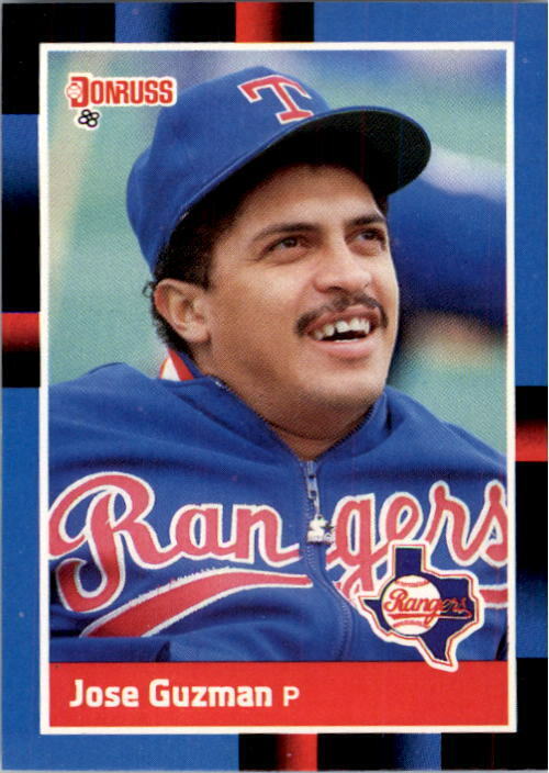 1988 Jose Guzman Donruss Baseball Card #136