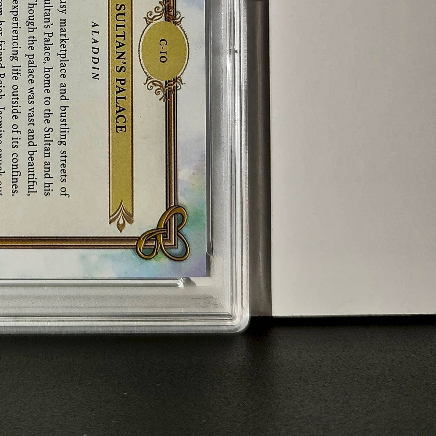 The Sultan's Palace 2025 Topps Disney #C-10 Card Aladdin PSA 9