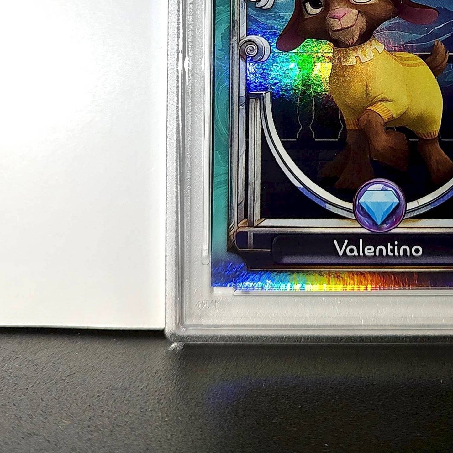 Valentino 2025 Topps Disney Wonder #150 Diamond Card Wish PSA 9