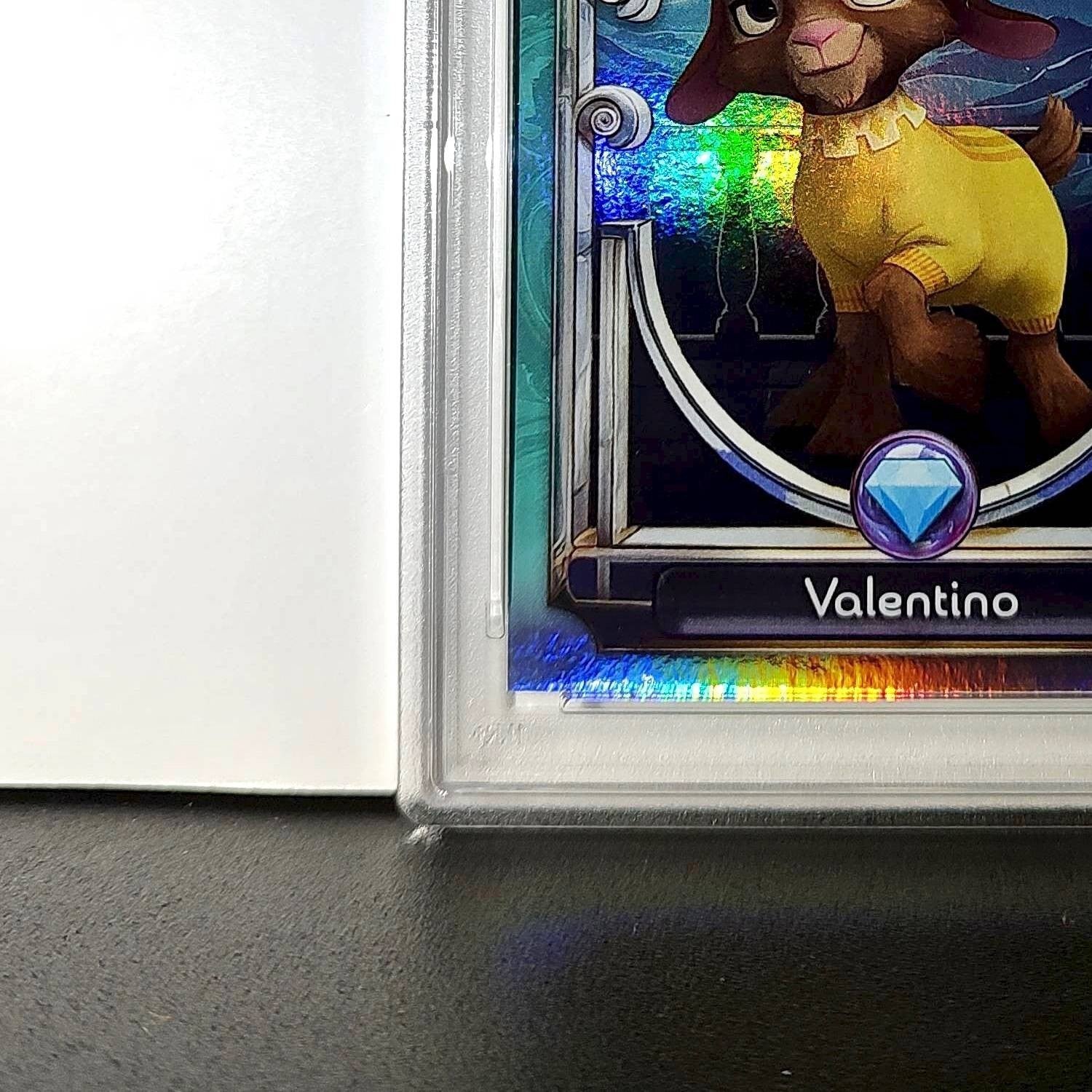 Valentino 2025 Topps Disney Wonder #150 Diamond Card Wish PSA 9