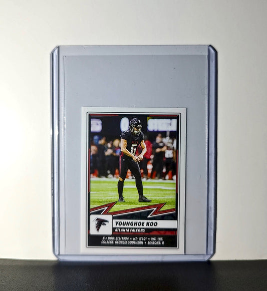 Younghoe Koo 2025 Panini NFL #436 Sticker Atlanta Falcons