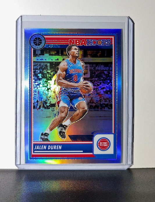 Jalen Duren 2023-24 Panini Premium Stock NBA Hoops #274 Prizm Refractor Pistons