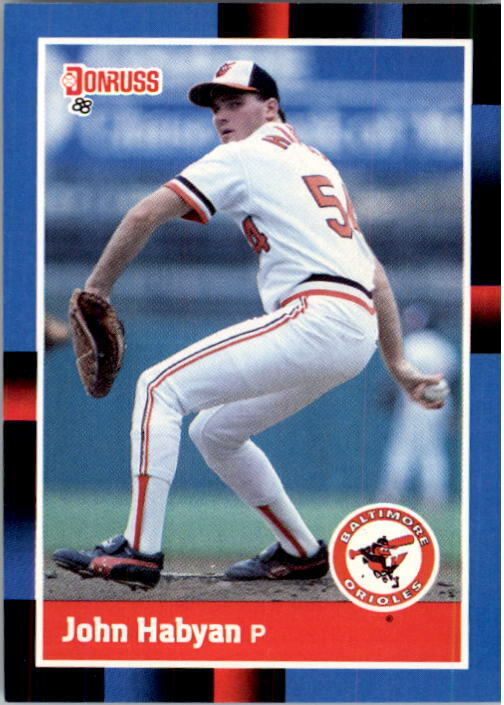 1988 John Habyan Donruss Baseball Card #354