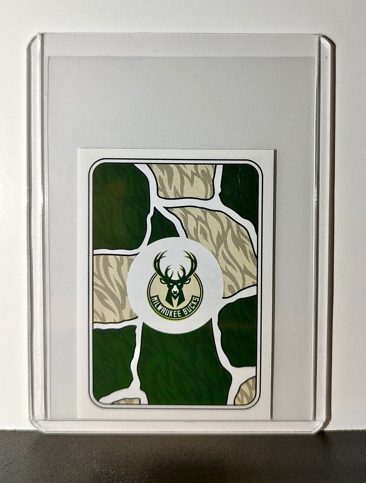 Logo 2024-25 Panini NBA #223 Sticker Card Milwaukee Bucks