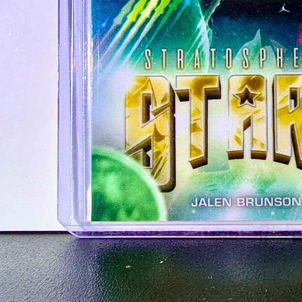 Jalen Brunson 2025-26 NBA Topps Chrome Update Stratospheric Stars #ST-12 Card