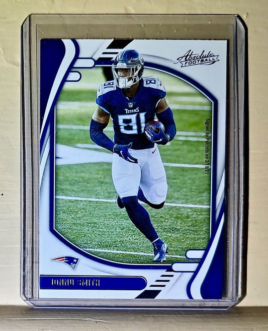 Jonnu Smith 2021 Panini NFL Absolute Football #29 Card Patriots