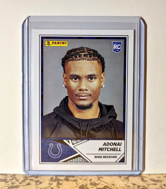 Adonai Mitchell 2024 Panini NFL #89 Rookie Sticker Card Indianapolis Colts