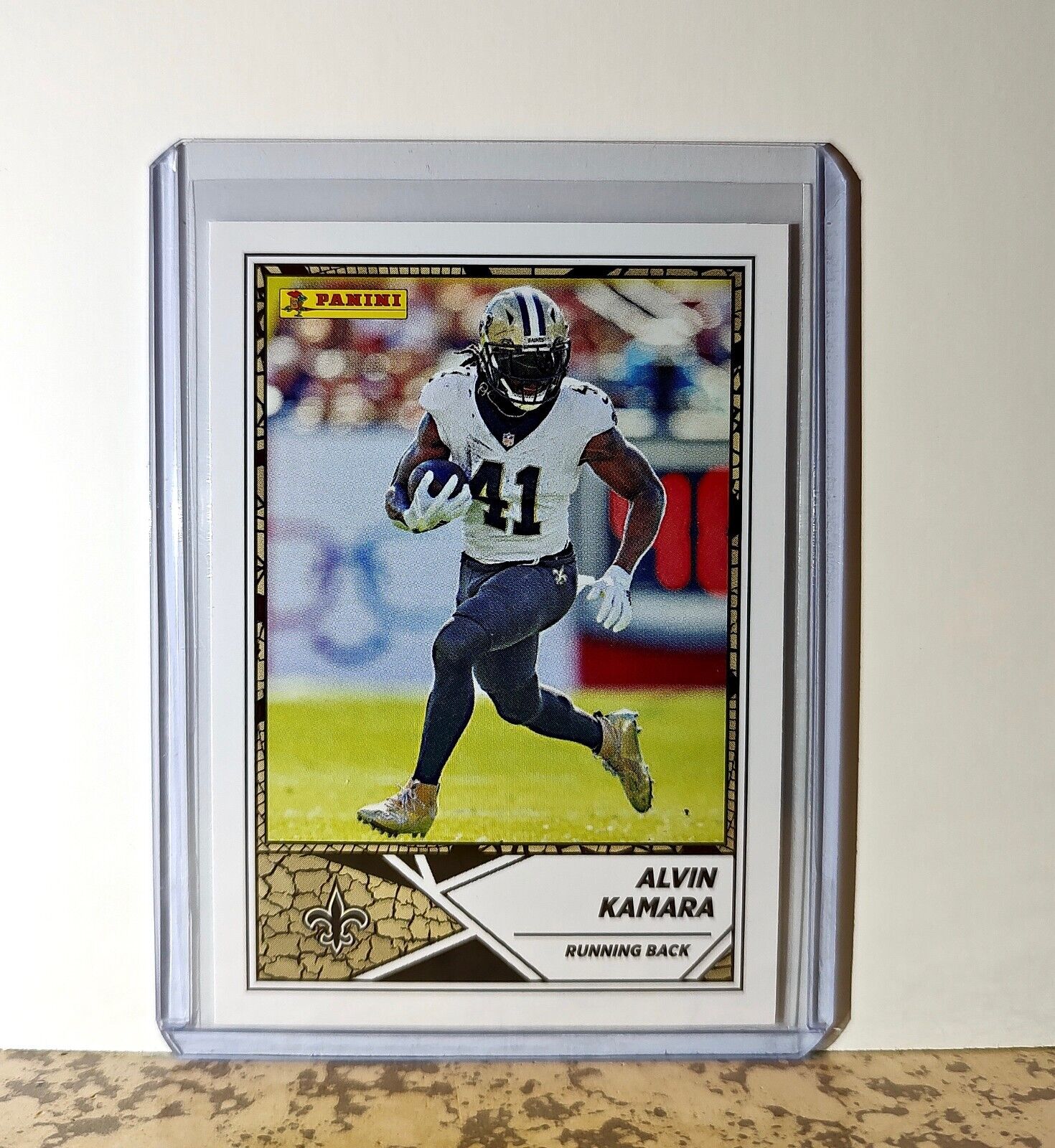 Alvin Kamara 2024 Panini NFL #40 Sticker Card New Orleans Saints