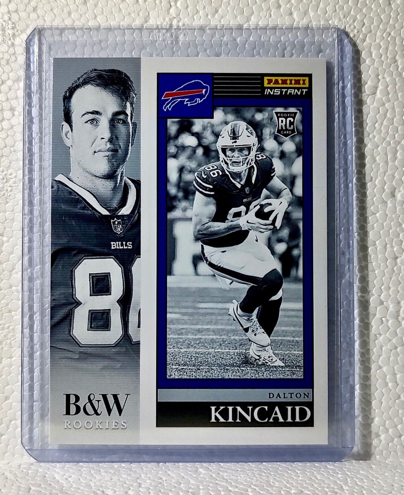 Dalton Kincaid 2023 Panini NFL #26 Black & White Rookies Card Bills 1/216