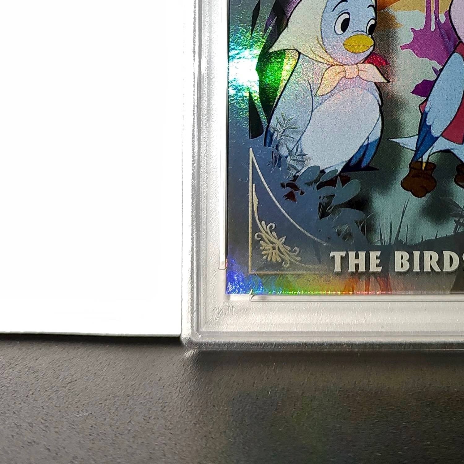The Birds 2025 Topps Disney #FF-5 Furry Friends Card Cinderella PSA 8