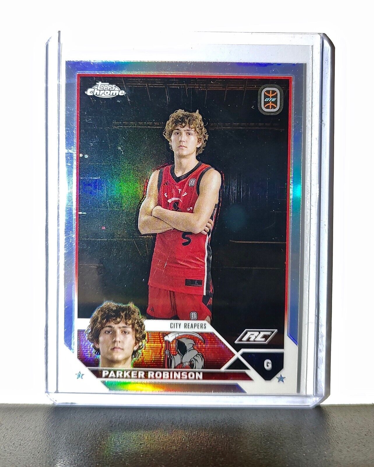 Parker Robinson Rookie Refractor 2023-24 Topps Chrome Overtime #4 City Reapers