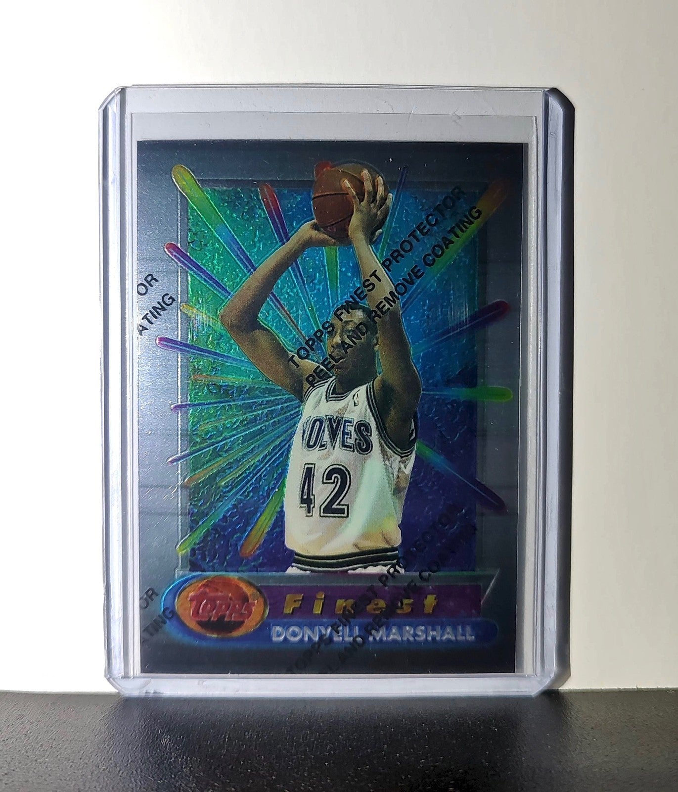 Donyell Marshall Rookie 1994-95 Topps Finest #313 Card