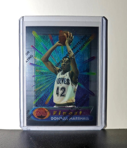 Donyell Marshall Rookie 1994-95 Topps Finest #313 Card
