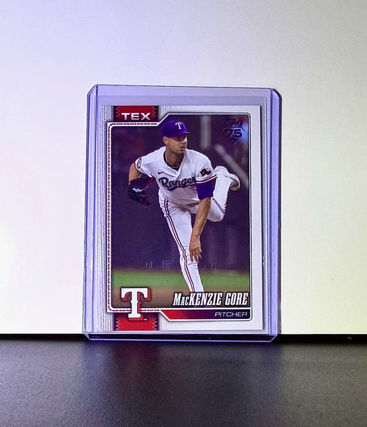 MacKenzie Gore 2026 Topps Update MLB #US257 Card Texas Rangers