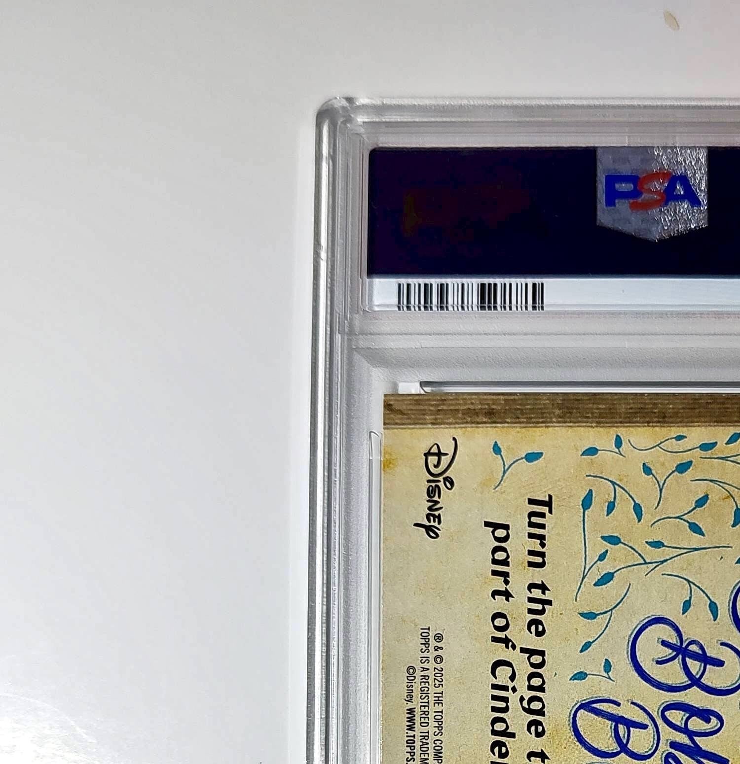 After the slipper shatters! 2025 Topps Disney #C75-22 Card PSA 10