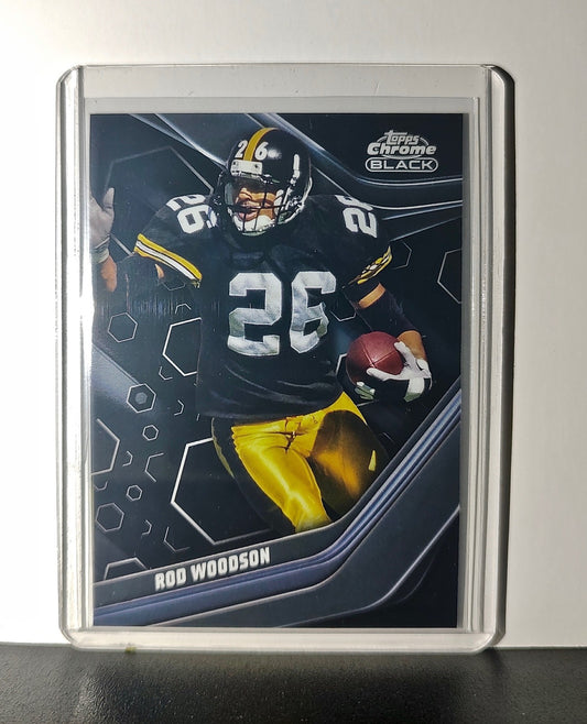 Rod Woodson 2023 Topps Chrome Black NFL #140 Card Pittsburgh Steelers