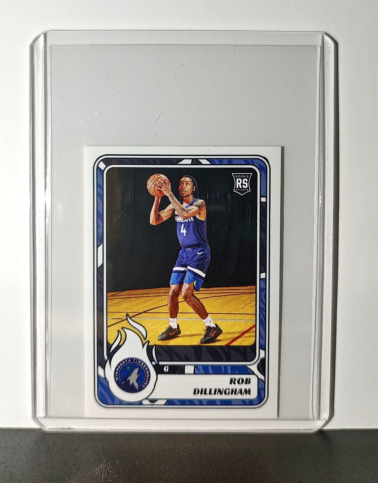 Rob Dillingham Rookie 2024-25 Panini NBA #393 Sticker Minnesota Timberwolves