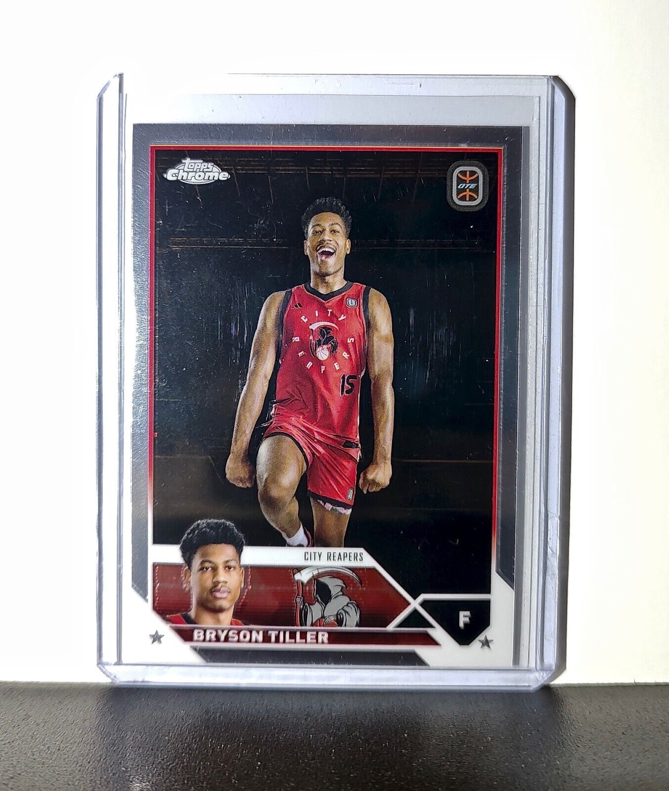 Bryson Tiller 2023-24 Topps Chrome Overtime #7 Card City Reapers