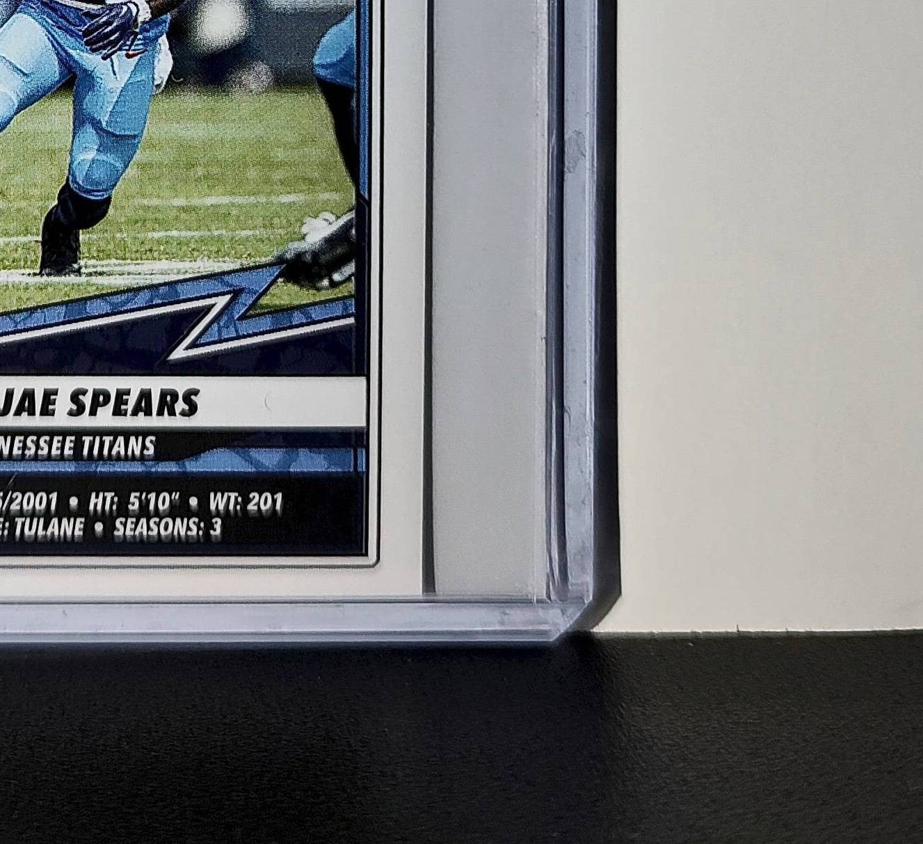 Tyjae Spears 2025 Panini NFL #218 Sticker Tennessee Titans