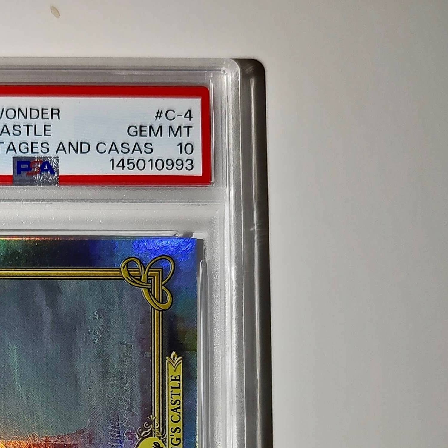 Prince Charming's Castle 2025 Topps Disney #C-4 Card Cinderella PSA 10