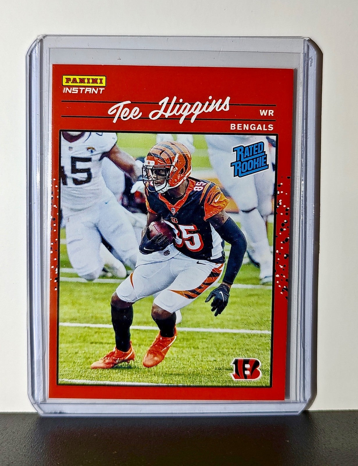 Tee Higgins Rookie 2020 Panini NFL #13 Rated Rookie Card Cincinnati Bengals