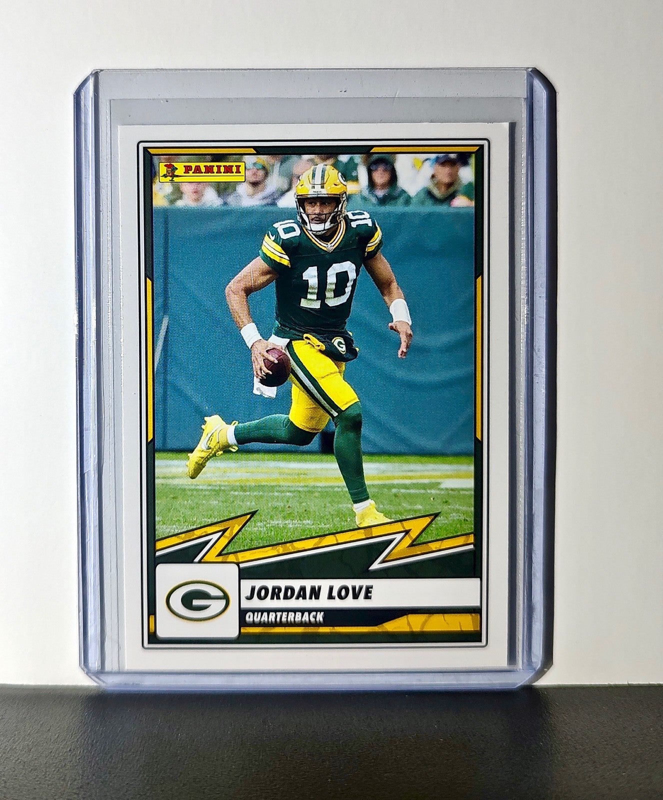 Jordan Love 2025 Panini NFL #50 Sticker Card Green Bay Packers