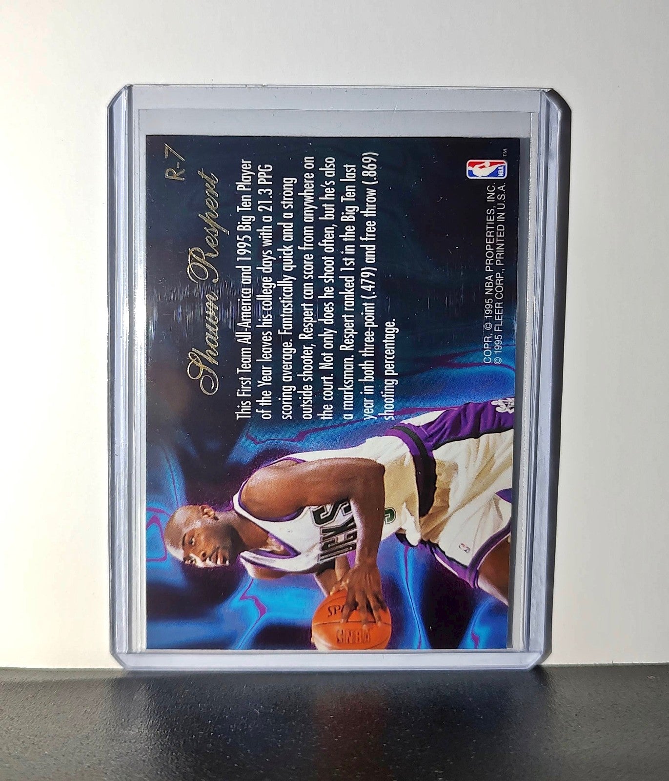 Shawn Respert Rookie 1995-96 Flair NBA #R-7 Class of '95
