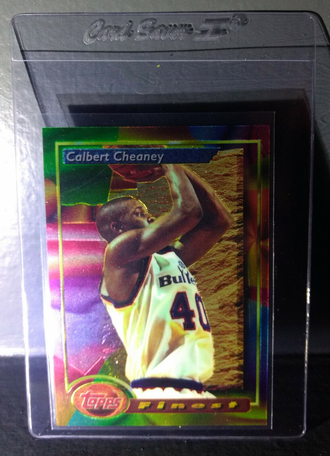 1993-94 Topps Finest Calbert Cheaney #84 Rookie Basketball Card