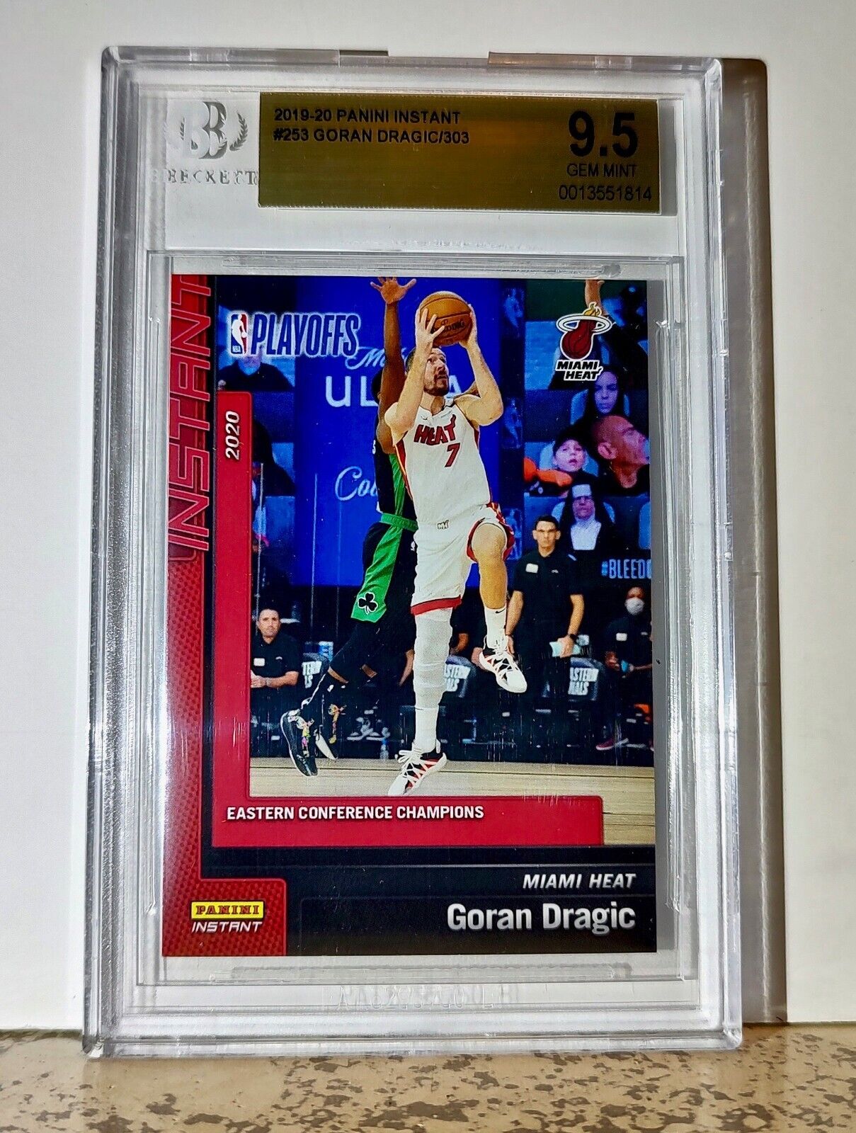 Goran Dragic 2019-20 Panini NBA #253 Card 1 of 303 BGS 9.5 Gem Mint Miami Heat