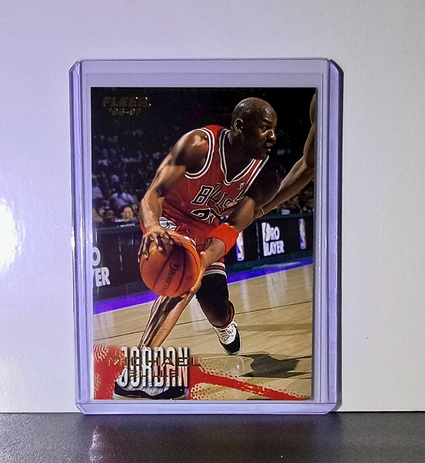 Michael Jordan 1996-97 Fleer #13 Basketball Card Chicago Bulls