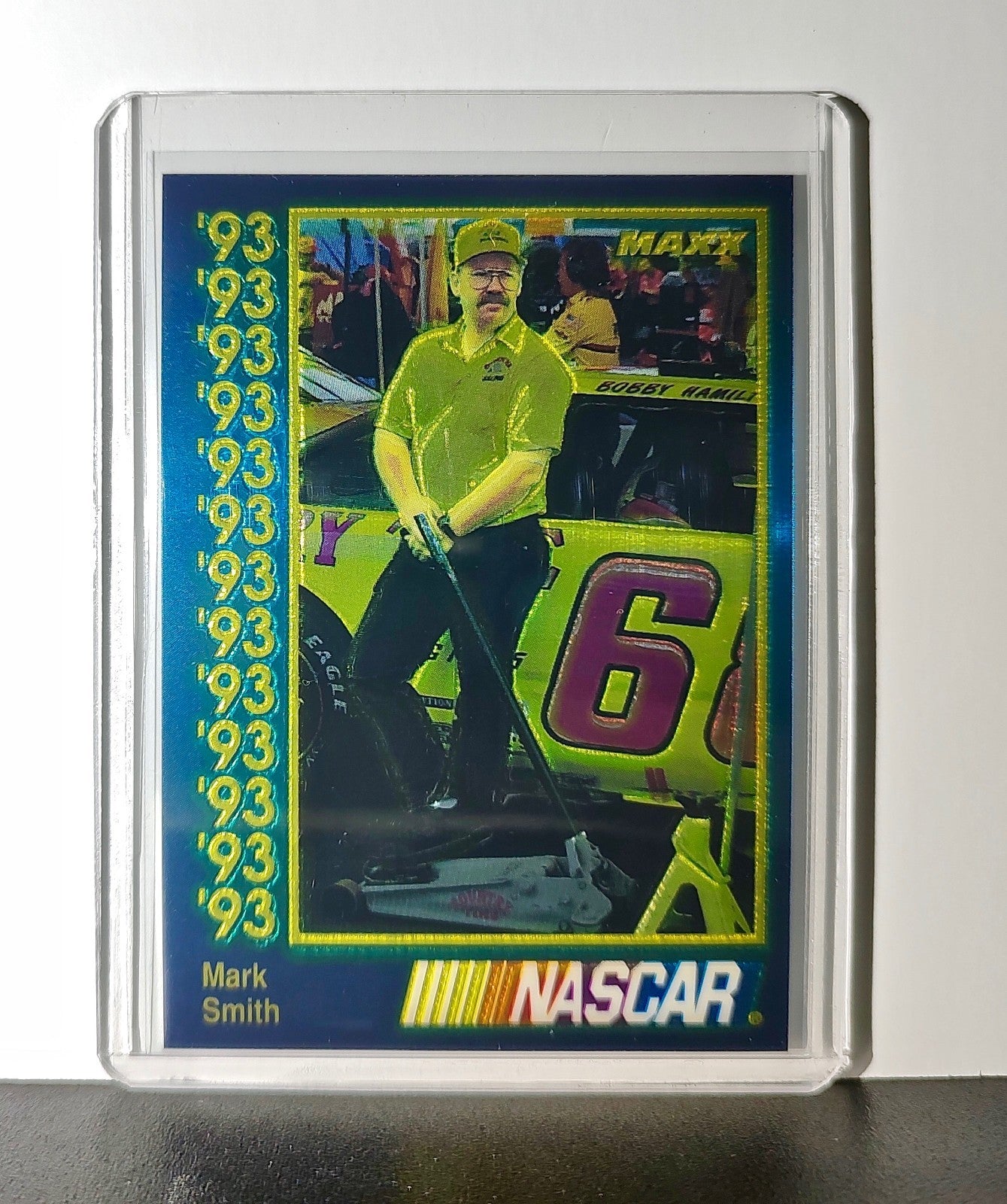 Mark Smith 1993 Maxx Premier Plus Racing #115 NASCAR Card Tri-Star Motorsports