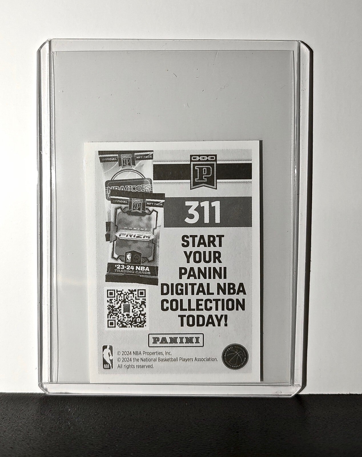 Peyton Watson 2024-25 Panini NBA #311 Sticker Card Denver Nuggets