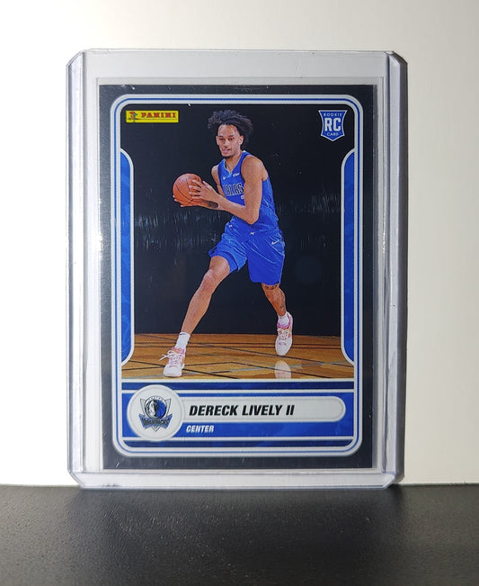 Dereck Lively II Rookie 2023-24 Panini NBA Sticker Foil Card 81 Dallas Mavericks