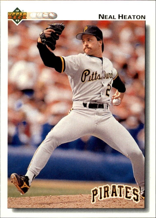 Neal Heaton 1992 Upper Deck MLB #417 Baseball Card Pittsburgh Pirates