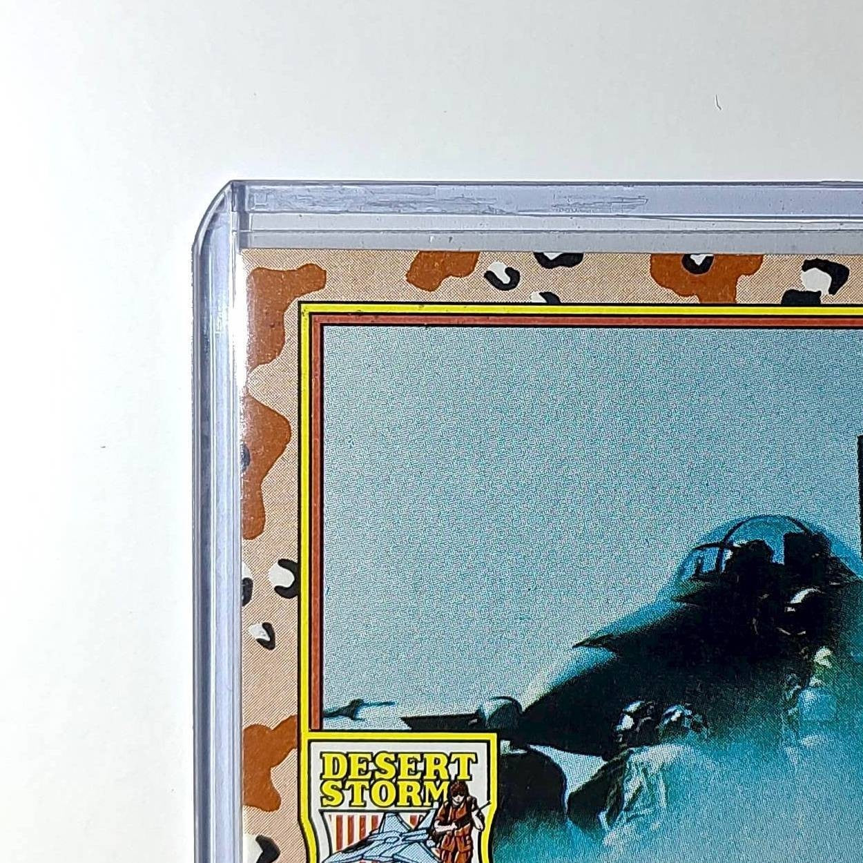 Taking Off in an F/A-18 1991 Topps Desert Storm #28 Card