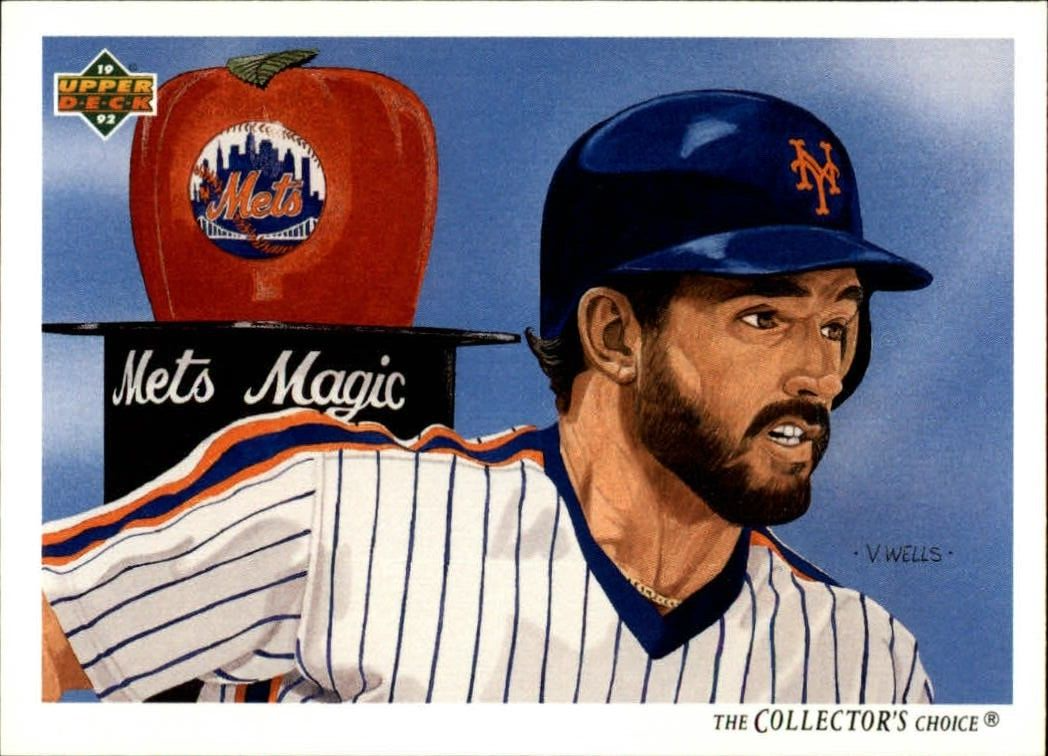 Howard Johnson 1992 Upper Deck MLB #37 Team Checklist Card New York Mets