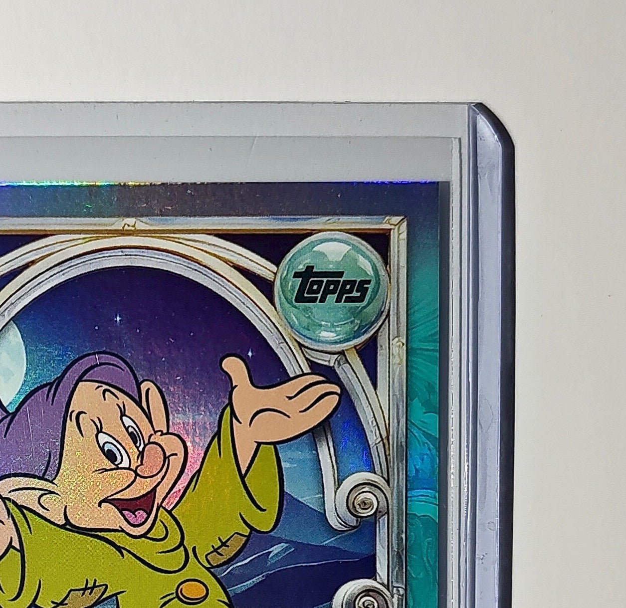 Dopey 2025 Topps Disney Wonder #107 Diamond Card Snow White and the Seven Dwarfs